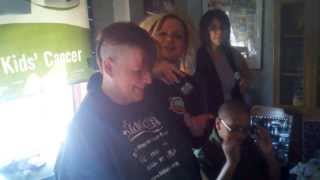 preview picture of video 'Ma' Ma'  Shaves her head for St. Baldricks Children Cancer Foundation'