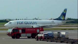 preview picture of video 'N238AG , FLY GUAM @ TaoYuan International Airport , Taiwan'