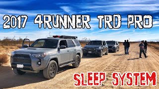 (Part23) (4K) 2017 4Runner TRD PRO Cement. Sleep & Toilet Setup. Must See!