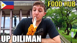 Americans Explore the Philippines' Top University | UP Diliman Food Tour 🇵🇭