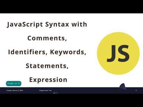 6 Javascript For Beginners Javascript Commenting Code And Js Reserved Keywords