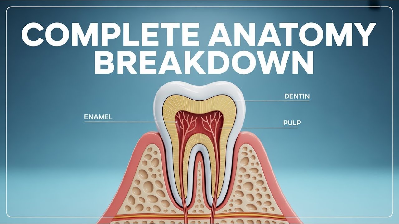 Complete 3D Tooth Anatomy: Every Layer Explained (Enamel, Dentin, Pulp)