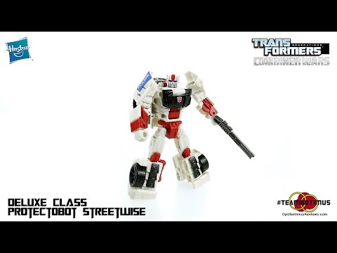 Video Review of the Transformers Combiner Wars: Deluxe Class Protectobot STREETWISE