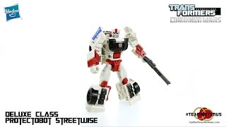 Video Review of the Transformers Combiner Wars: Deluxe Class Protectobot STREETWISE