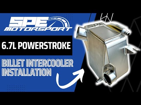 SPE 6.7L Powerstroke Billet Intercooler Installation Video