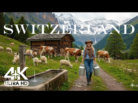 How do people live in the villages of the Swiss Alps? The last cowherds in the mountains.