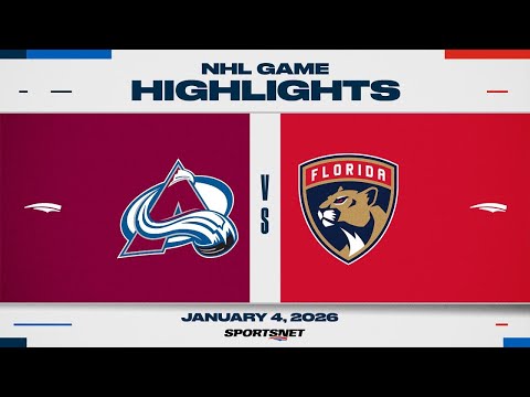 NHL Highlights | Avalanche vs. Panthers - January 4, 2026