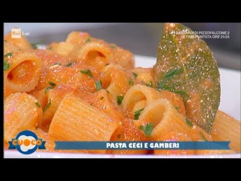 Pasta ceci e gamberi - La prova del cuoco 12/11/2018