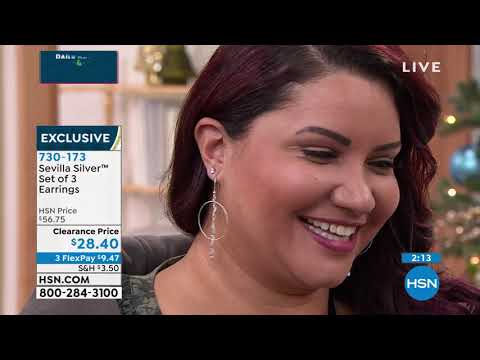 Sevilla Silver Set of 3 Earrings