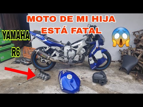 YAMAHA R6 de IZARO 💙 3 AVERÍAS 😱 Reparar embrague, distribucion y limpiar carburadores