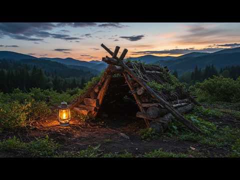 Alone in the Wilderness – Solo Bushcraft Survival in Deep Forest