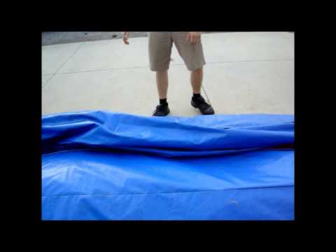 How to Roll up the 16' Flume Water Slide