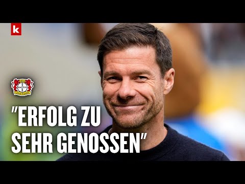 Video Thumbnail: Xabi Alonso grinst über Titel-Saison: "Starten wieder von Null" | Leverkusen - Feyenoord