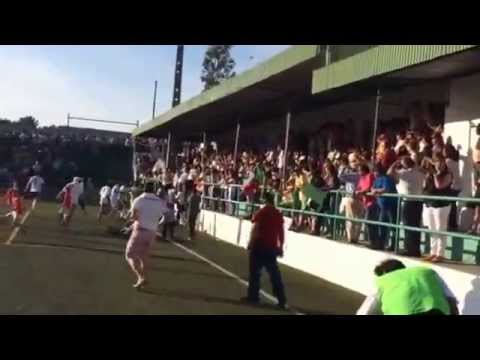 Pênalti decisivo que deu o campeonato do Inatel a Paço dos Negros.