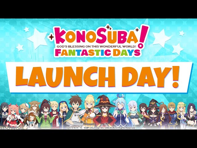 Nexon's RPG KonoSuba: Fantastic Days is out now