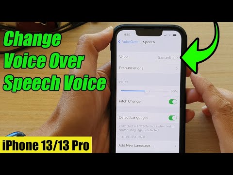 iPhone 13/13 Pro: How to Change VoiceOver Speech Voice