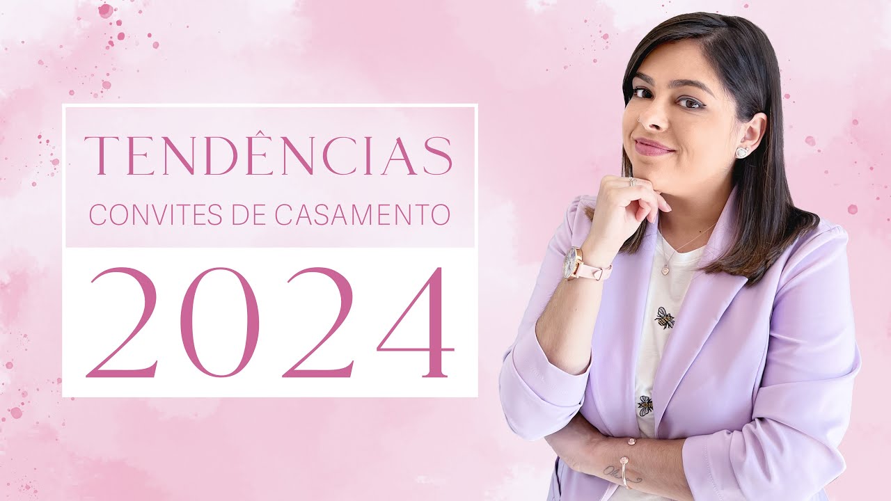 Tendências de Convites de Casamento 2024 | Dona Amélie