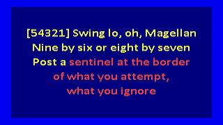 Dirty Projectors -  Swing Lo Magellan (karaoke)