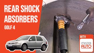Youtube thumbnail of video "How to replace the rear shock absorbers Golf 4 ➿"