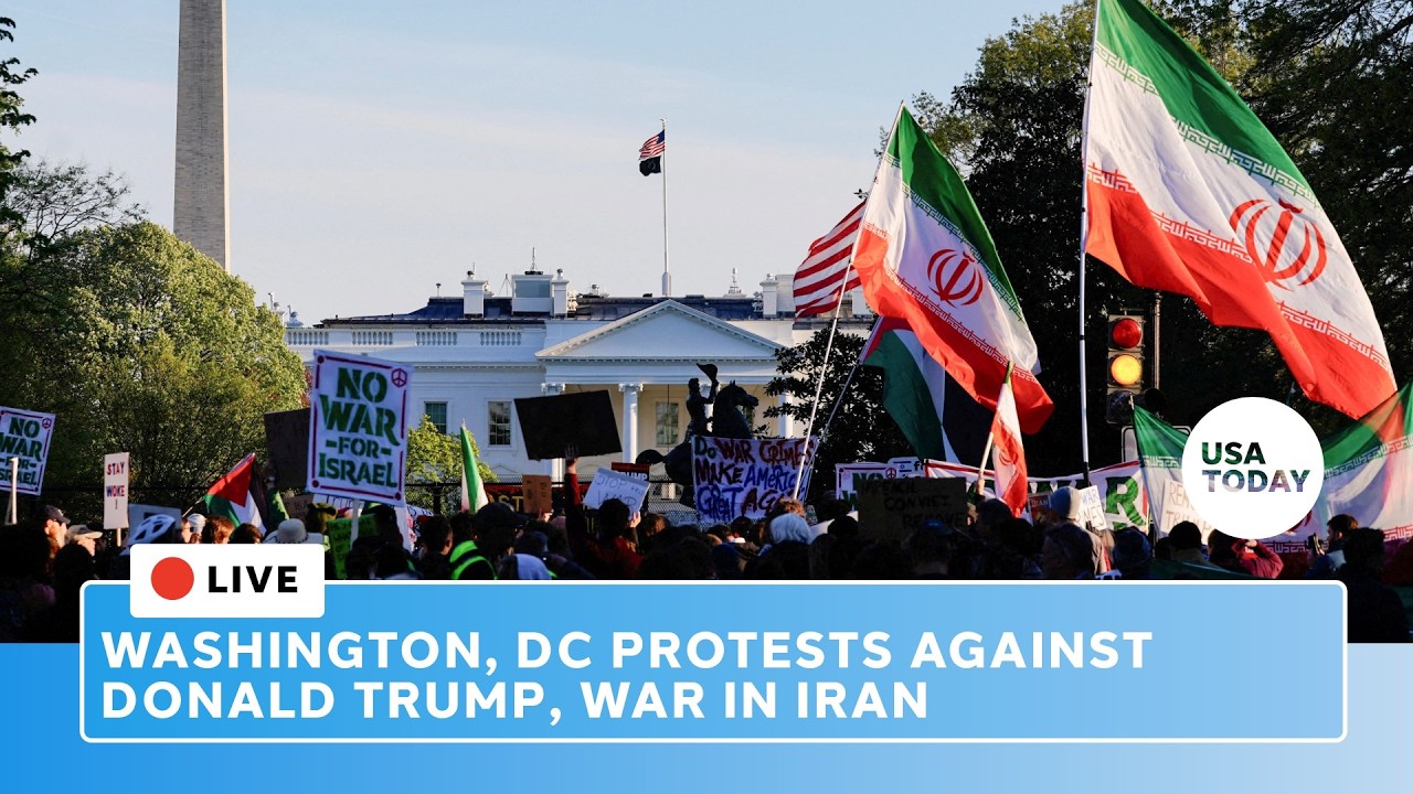 Live: DC protest calls out Donald Trump, Iran war as ceasefire deal faces tests