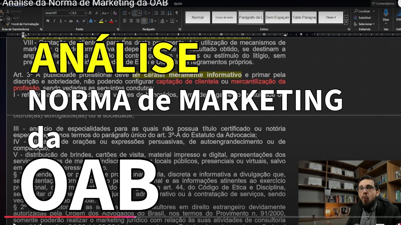Análise da Norma de Marketing da OAB