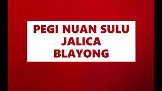 Download lagu Pegi Nuan Sulu - Jalica Blayong mp3