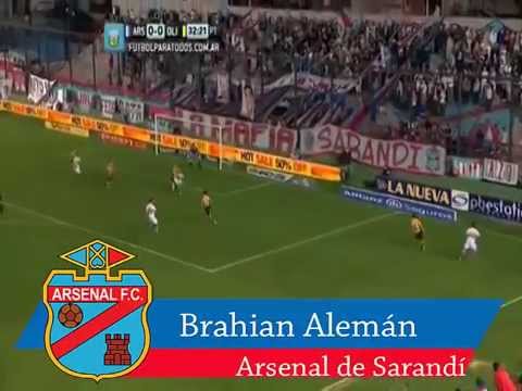 Gol de Brahian Alemán -  Arsenal 1 Olimpo 0