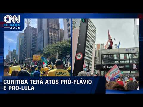 Eleições: Curitiba terá atos pró-Flávio e pró-Lula | CNN AGORA