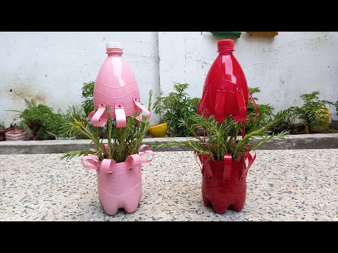 リサイクルされた物から作られたプランター: ポケットにゼロユーロを入れて庭を飾り、古いアイテムに第二の命を吹き込むための 10 以上の DIY アイデア  庭園