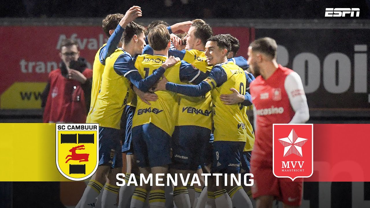 SC Cambuur vs MVV Maastricht highlights