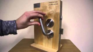 Zoo 19mm Lift to Lock RTD Lever Set - Satin Stainless (ZCS030LLSS) video