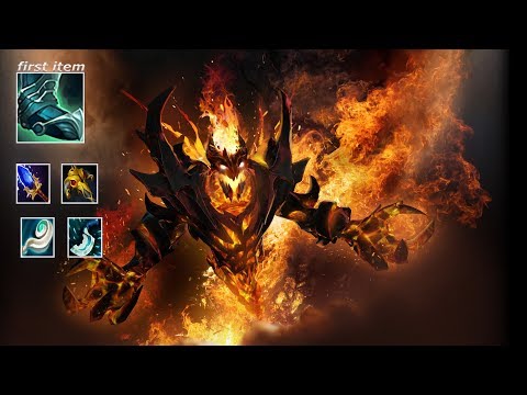 Shadow Fiend Gameplay ( Guardian Greaves build)