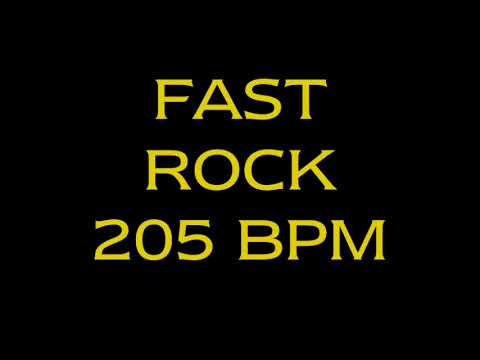 Drum Loops for Practice fast rock 205 bpm