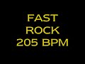 Drum Loops for Practice fast rock 205 bpm