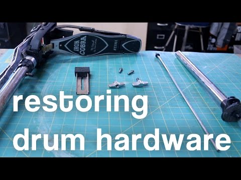 How to Restore Chrome Drum Hardware