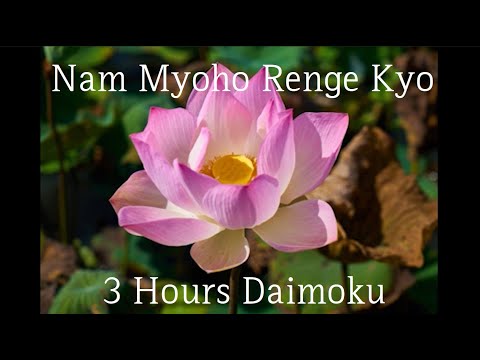 Nam myoho renge kyo 3 hours Diamoku