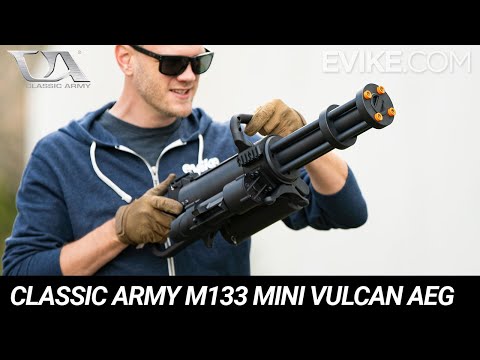Classic Army M133 Mini Vulcan Rotating Multi-Barrel Airsoft Minigun AEG Review