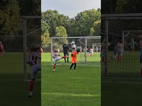 Voetbalwedstrijd "Rebound" JO10