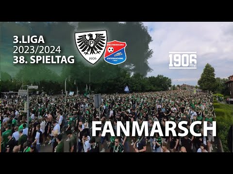 Fanmarsch - Aufstieg SC Preußen Münster - 2.Liga 2023/2024