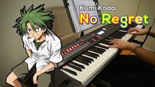 Kumi Koda - No Regret (Law of Ueki OST), piano cover, w/ sheet music