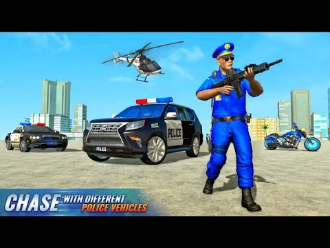 American Police Ford Van Driving - Regular Patroling - Android Gameplay
