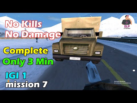 Project IGI 1 Mission 7😱 | Border Crossing | Using The Truck | Speed Run | No Kills | No Damage