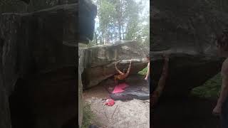 Video thumbnail of Donnant-Donnant, 7a. Fontainebleau