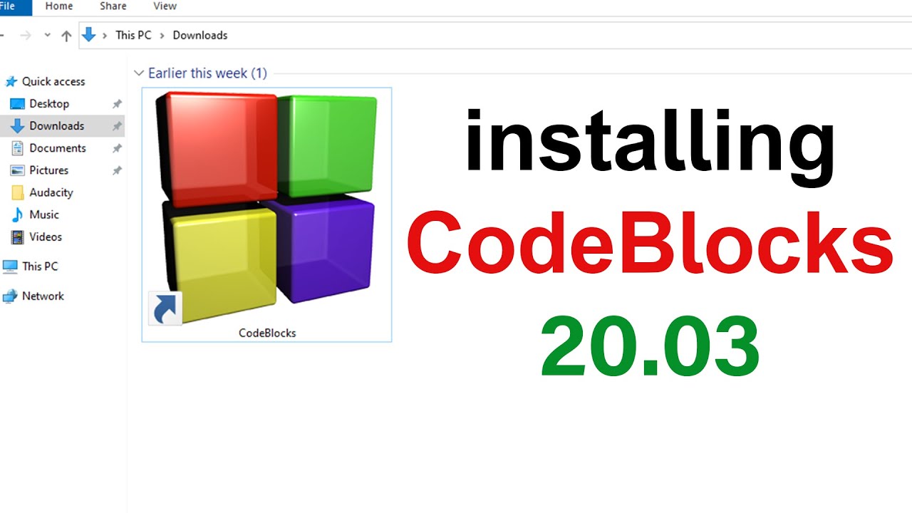 How to Install CodeBlocks IDE (20.03) with GCC G++ Compilers for C and C++ Programming on Windows 11