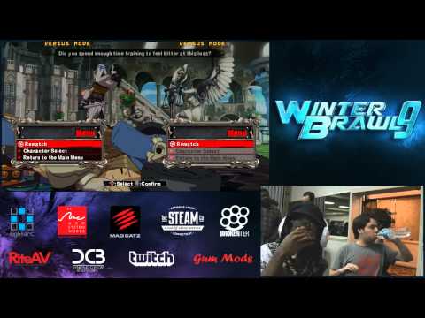 GGXrd Semis @ Winter Brawl 9 - Daiandoh (Venom) vs Angry Black (May) [720p/60fps]