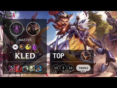 Kled Top vs Rumble - KR Master Patch 11.18