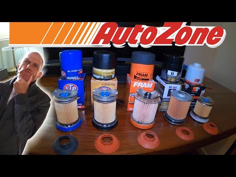 Choosing the Best Oil Filter at AutoZone | STP Oil Filter vs Fram vs Mobil1 vs K&N