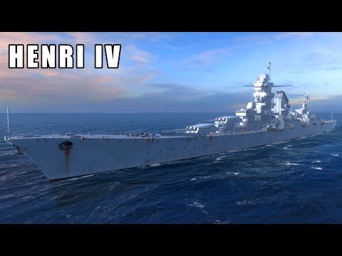 Henri IV , CA France Tier X 90k Damage | World of Warships Blitz
