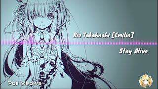 RE:Zero Ed 2 Full - Emilia [Rie Takahashi] Stay Alive || Anime Song Lyrics