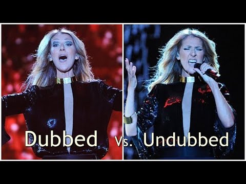 Céline Dion - DUBBED Vs. UNDUBBED Vocals! (Céline... Une Seule Fois 2013)